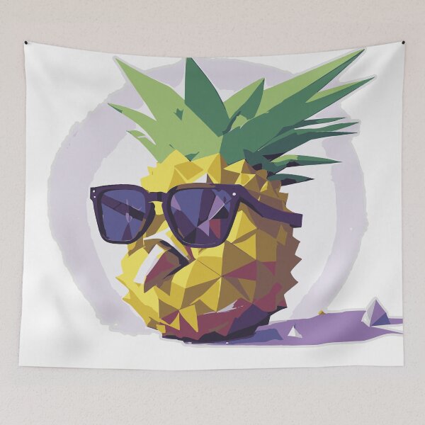 Item preview, Cool pineapple with sunglasses designed and sold by VibrantDesing.