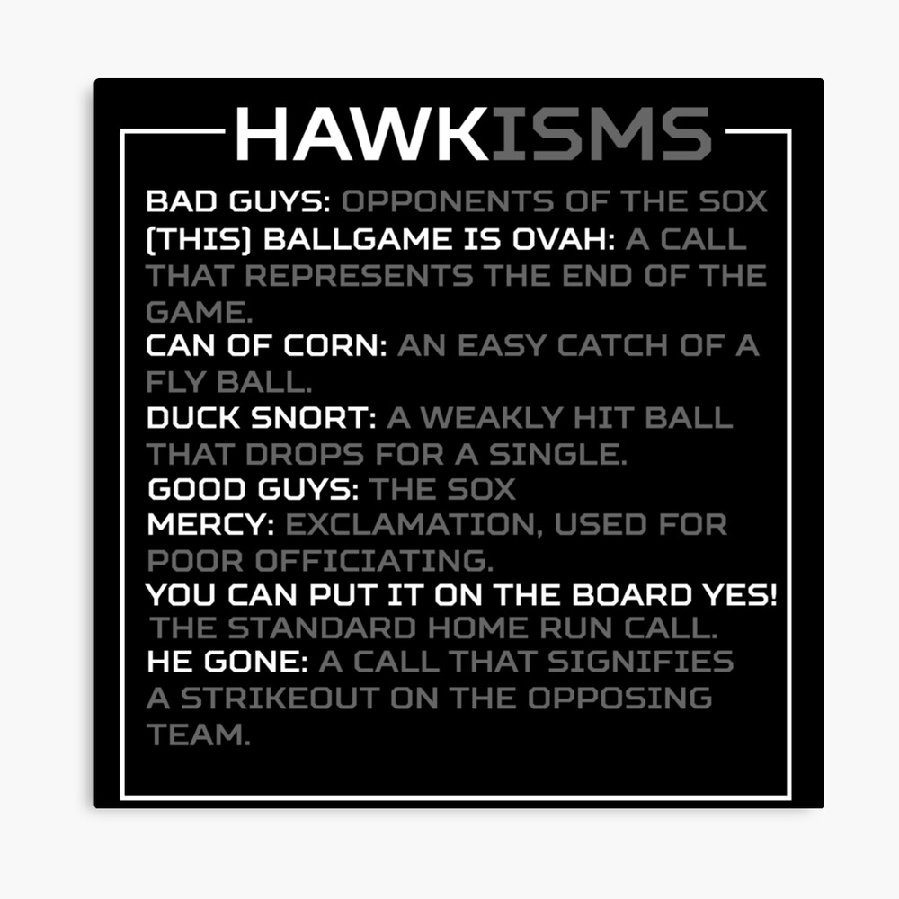 Hawkisms Poster By Parispride Redbubble