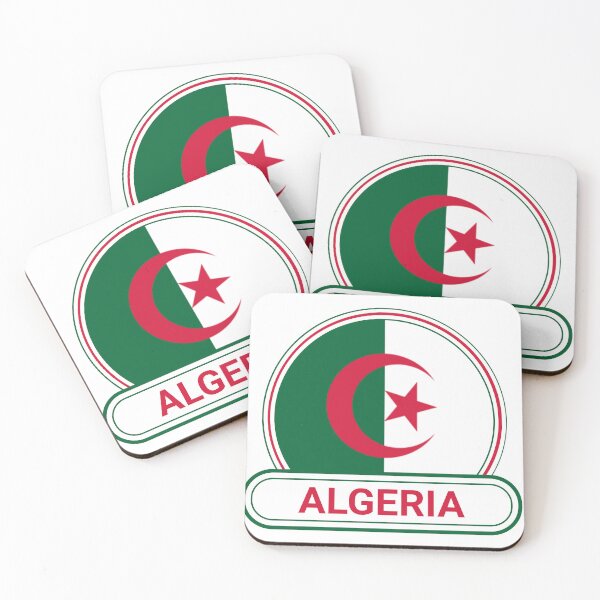 Item preview, Algeria Country Badge - Algeria Flag designed and sold by chrisrivait.