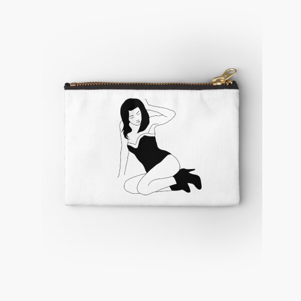 Item preview, Sexy dressed woman! A linear drawing by the artist VanessaKeen designed and sold by VanessaKeen.