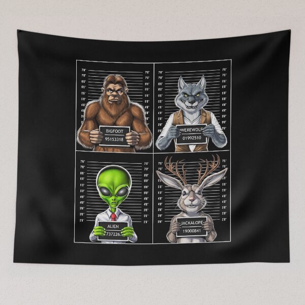 Item preview, Cryptids Mugshot designed and sold by underheaven.