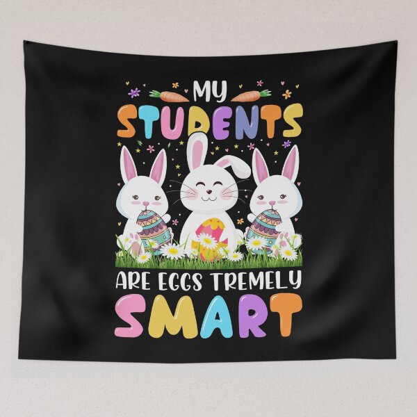 Item preview, Teacher My Students Are Eggs Tremely Smart Happy Easter Day designed and sold by MobyStickers.
