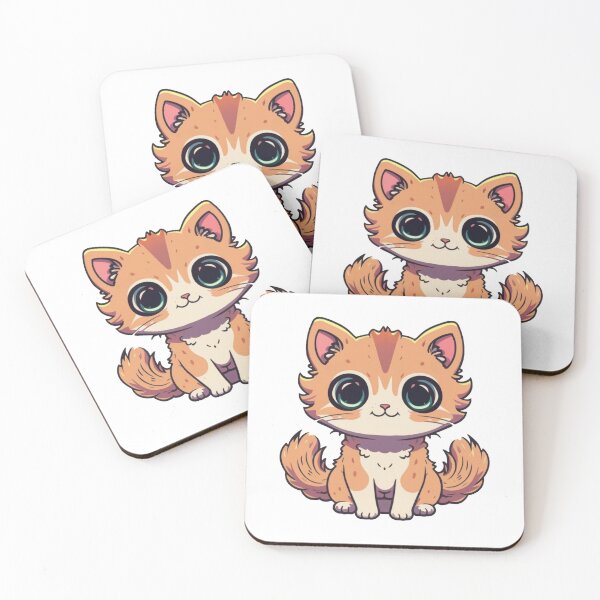 Item preview, tater tot cat anime style designed and sold by Couture-Haven.