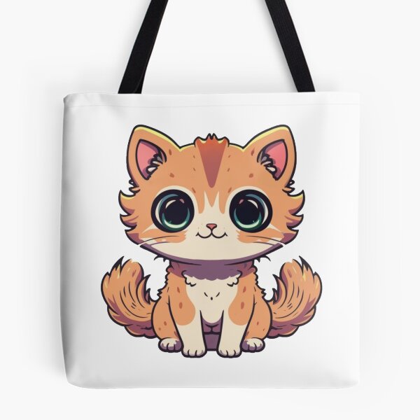 Item preview, tater tot cat anime style designed and sold by Couture-Haven.
