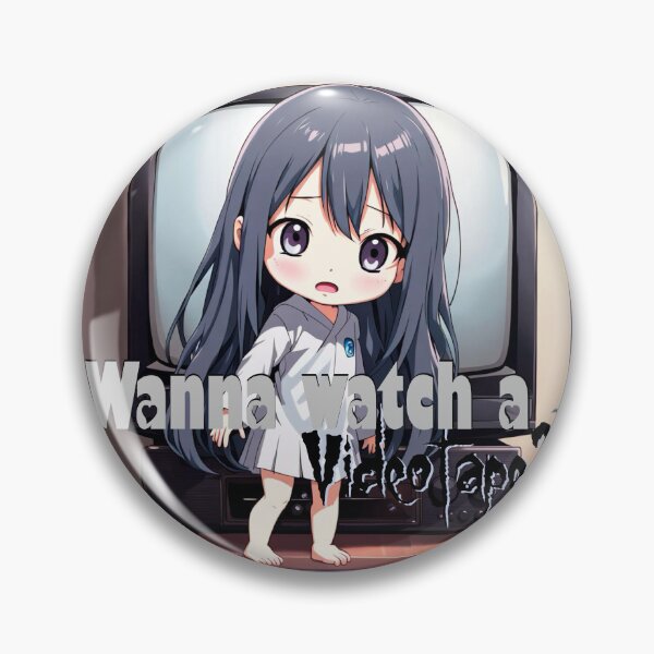 Item preview, Chibi Sadako Invitation – Cute The Ring Fan Art designed and sold by WastelandsEdge.