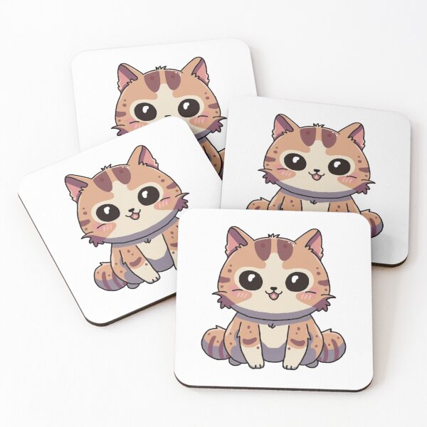 Item preview, tater tot cat anime style designed and sold by Couture-Haven.