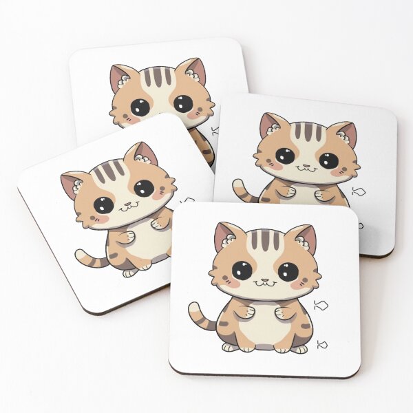 Item preview, tater tot cat anime style designed and sold by Couture-Haven.