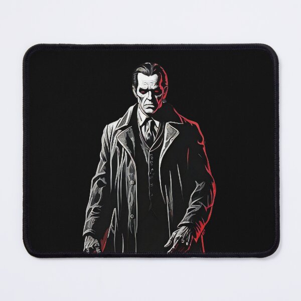 Item preview, Echoes of Fear: Portrait of the Crimson Shadow designed and sold by ArtComixHaven.