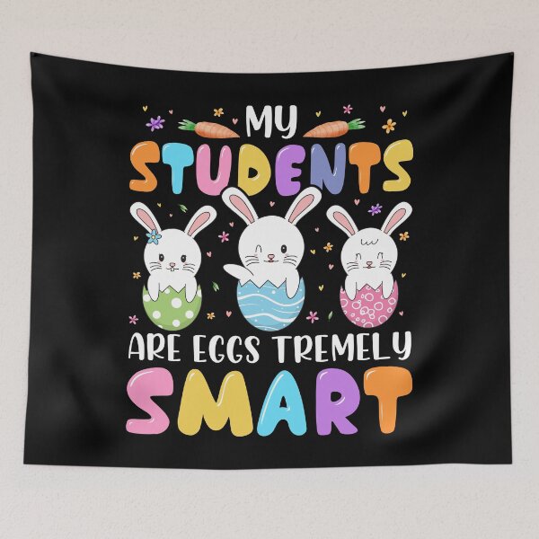 Item preview, Teacher My Students Are Eggs Tremely Smart Happy Easter Day designed and sold by MobyStickers.