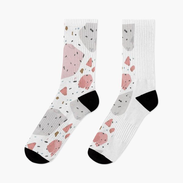 Item preview, Terrazzo - Red Grey and Pink Marble Stone -  Abstract Pattern designed and sold by PatternInArt.