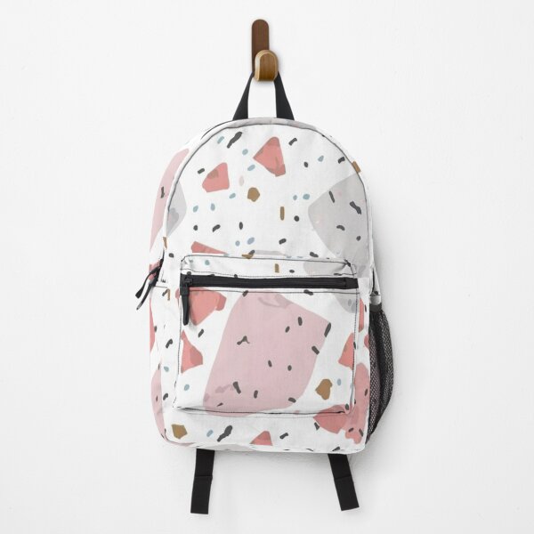 Item preview, Terrazzo - Red Grey and Pink Marble Stone - Abstract Pattern designed and sold by PatternInArt.