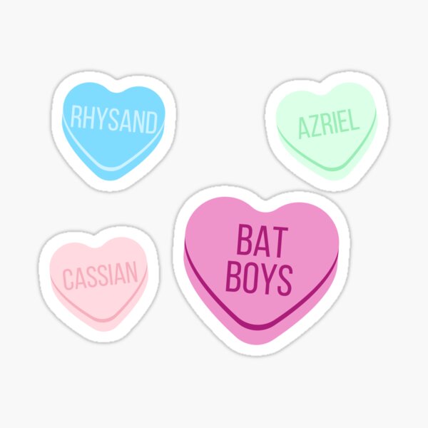 Item preview, ACOTAR Bat Boys Sweet Hearts  designed and sold by maevuhhh.