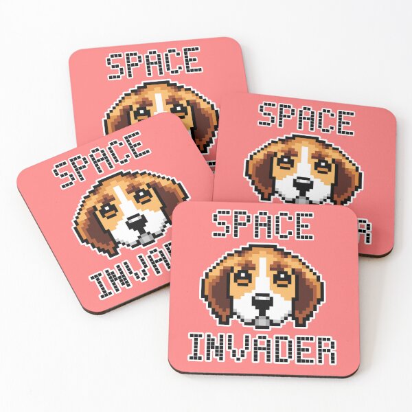 Item preview, Space Invader Beagle designed and sold by GCHDesignsUK.