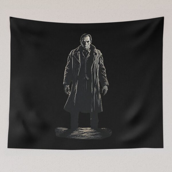Item preview, Silent Watcher: Guardian of the Gloom designed and sold by ArtComixHaven.