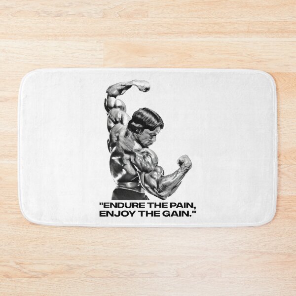 Item preview, Stoic Quote "Endure the pain, enjoy the gain." Arnold. schwarzenegger Fan art designed and sold by HuzaifaNaveedh.