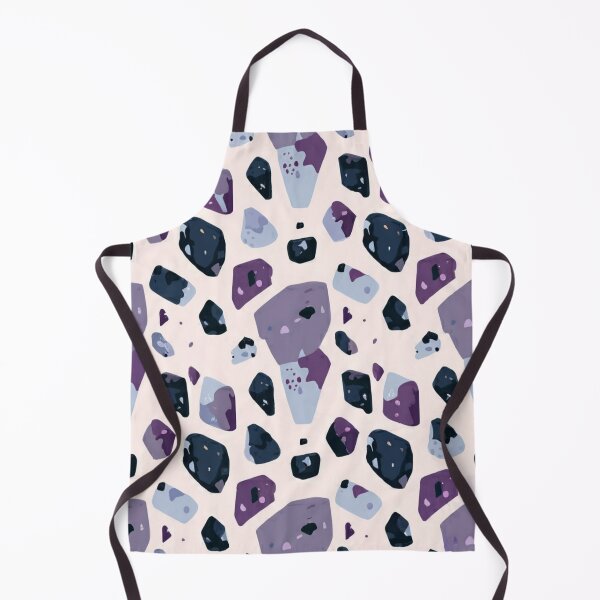 Item preview, Terrazzo - Purple Blue and Black Marble ;  Abstract Pattern designed and sold by PatternInArt.