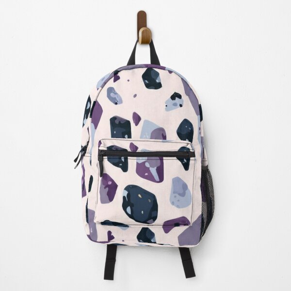 Item preview, Terrazzo - Purple Blue and Black Marble ; Abstract Pattern designed and sold by PatternInArt.