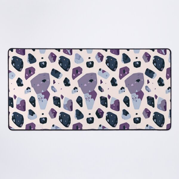 Item preview, Terrazzo - Purple Blue and Black Marble ; Abstract Pattern designed and sold by PatternInArt.