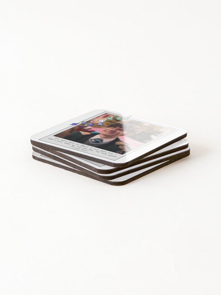 Thumbnail 4 of 5, Coasters (Set of 4), Charlie Spring Polaroid designed and sold by RuthandRose.