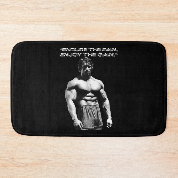 Item preview, Stoic Quote "Endure the pain, enjoy the gain." Arnold. schwarzenegger Fan art designed and sold by HuzaifaNaveedh.