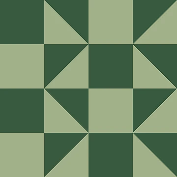 Artwork thumbnail, Geometric Green Checker Pattern by InteriorRefine