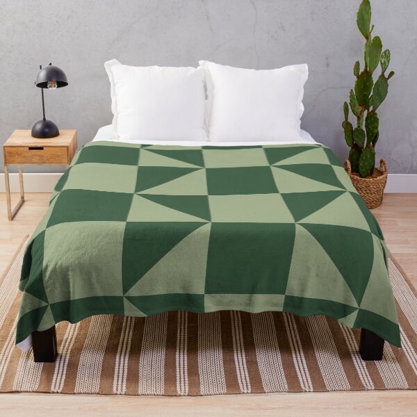 Item preview, Geometric Green Checker Pattern designed and sold by InteriorRefine.