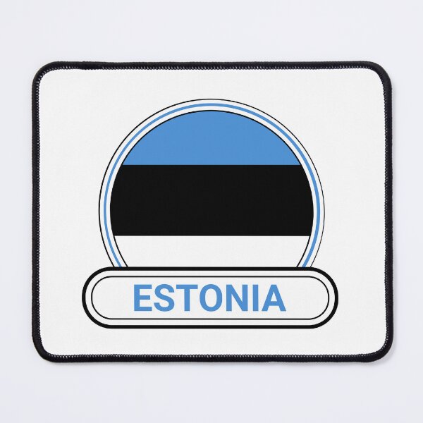 Item preview, Estonia Country Badge - Estonia Flag designed and sold by chrisrivait.