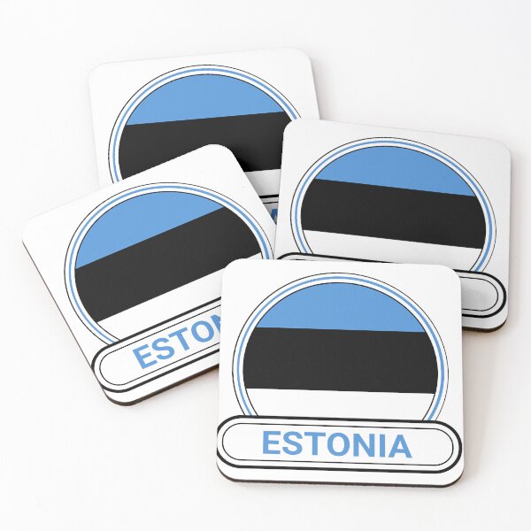 Item preview, Estonia Country Badge - Estonia Flag designed and sold by chrisrivait.