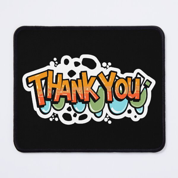 Item preview, Text Thank You in graffiti style.Street art typography. designed and sold by Andrey-Myagkov.