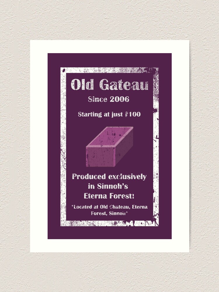 Old Gateau Ad Art Print By Swainathan Redbubble