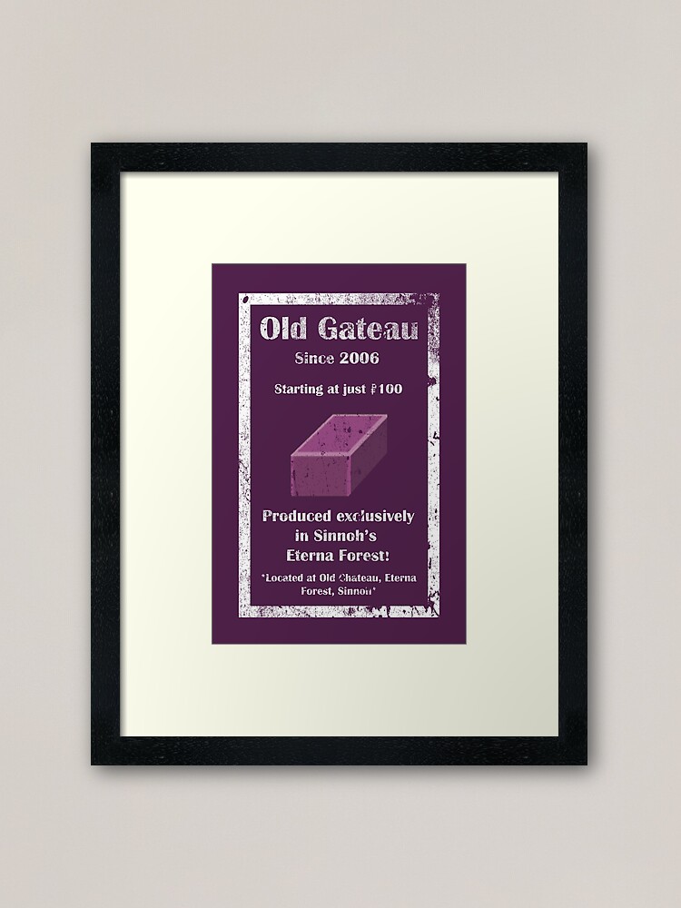 Old Gateau Ad Framed Art Print By Swainathan Redbubble