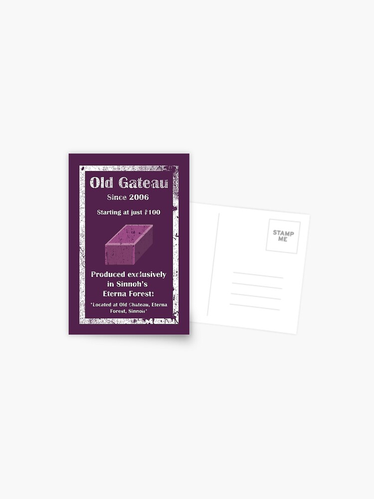 Old Gateau Ad Postcard By Swainathan Redbubble