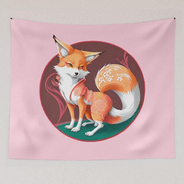 Item preview, Kitsune in patterns designed and sold by PatronesKawai.
