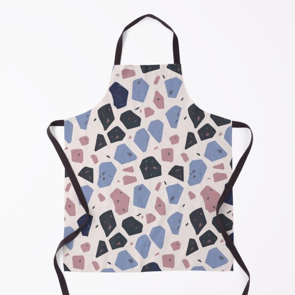 Item preview,  Terrazzo - Blue Pink Purple and Black Marble Stone -  Abstract Pattern designed and sold by PatternInArt.