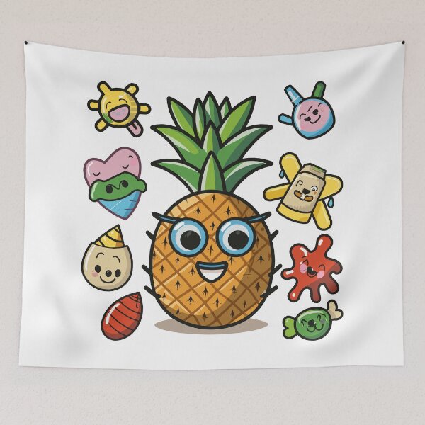 Item preview, Kawaii pineapple designed and sold by DunuStore.