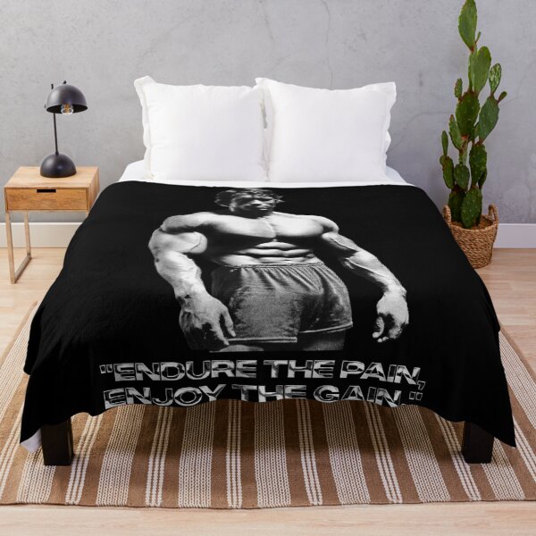 Item preview, Stoic Quote "Endure the pain, enjoy the gain." Arnold. schwarzenegger Fan art designed and sold by HuzaifaNaveedh.