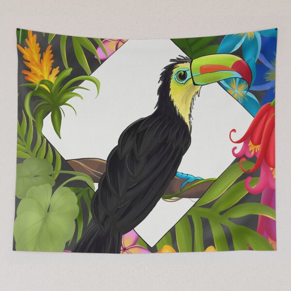 Item preview, Toucan in the Jungle designed and sold by awubben.