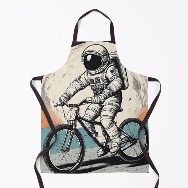 Item preview, astronaut rides a bicycle designed and sold by Vilemo.