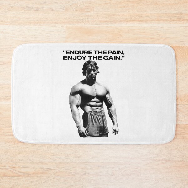 Item preview, Stoic Quote "Endure the pain, enjoy the gain." Arnold. schwarzenegger Fan art designed and sold by HuzaifaNaveedh.