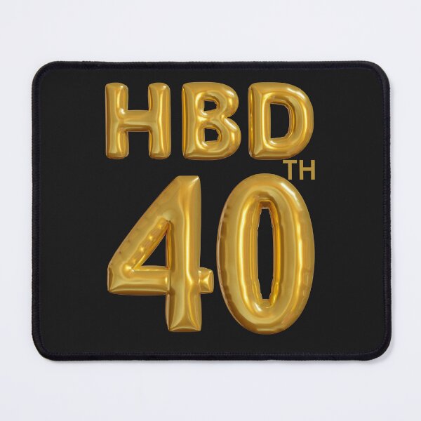 Item preview, Happy birthday celebration 40 th years old designed and sold by erozzz.