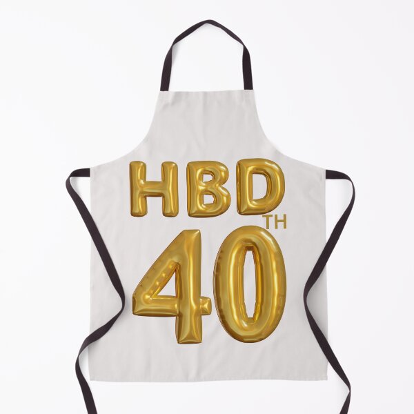Item preview,  Happy birthday celebration 40 th years old designed and sold by erozzz.