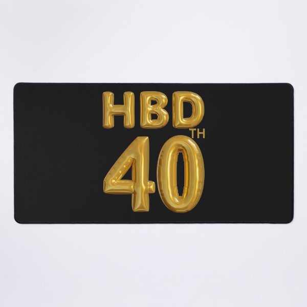 Item preview,  Happy birthday celebration 40 th years old designed and sold by erozzz.