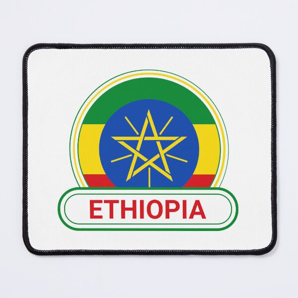 Item preview, Ethiopia Country Badge - Ethiopia Flag designed and sold by chrisrivait.