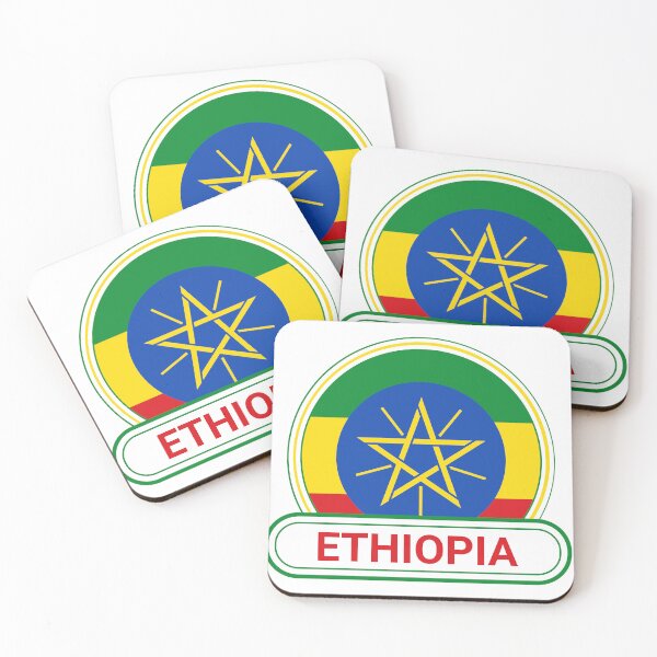 Item preview, Ethiopia Country Badge - Ethiopia Flag designed and sold by chrisrivait.