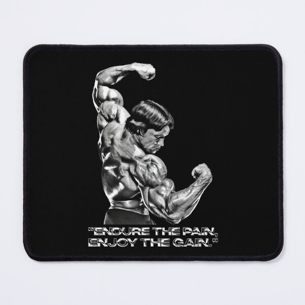 Item preview, Stoic Quote "Endure the pain, enjoy the gain." Arnold. schwarzenegger Fan art designed and sold by HuzaifaNaveedh.