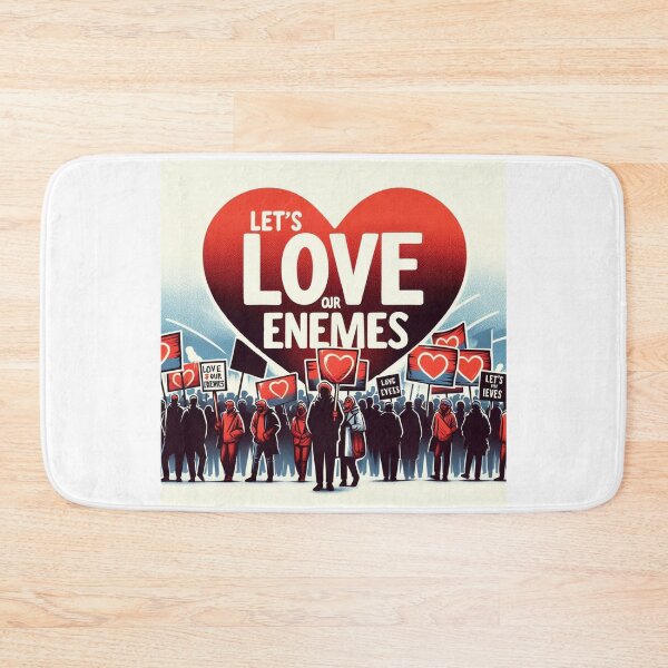 Item preview, marching with a banner that reads 'Pursue Peace Instead of War', leaving a lasting impact on his disciples.: Watercolor designed and sold by PaintMeWorld.