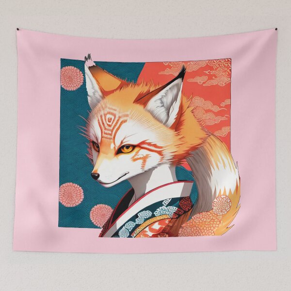 Item preview, Kitsune in patterns designed and sold by PatronesKawai.