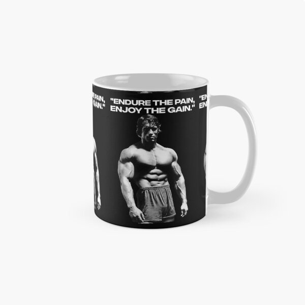 Item preview, Stoic Quote "Endure the pain, enjoy the gain." Arnold. schwarzenegger Fan art designed and sold by HuzaifaNaveedh.