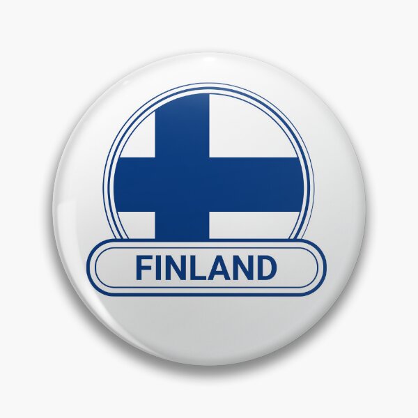 Item preview, Finland Country Badge - Finland Flag designed and sold by chrisrivait.