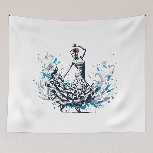 Item preview, flamenco graffiti designed and sold by EstiloHispano.